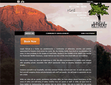Tablet Screenshot of jungleretreat.com